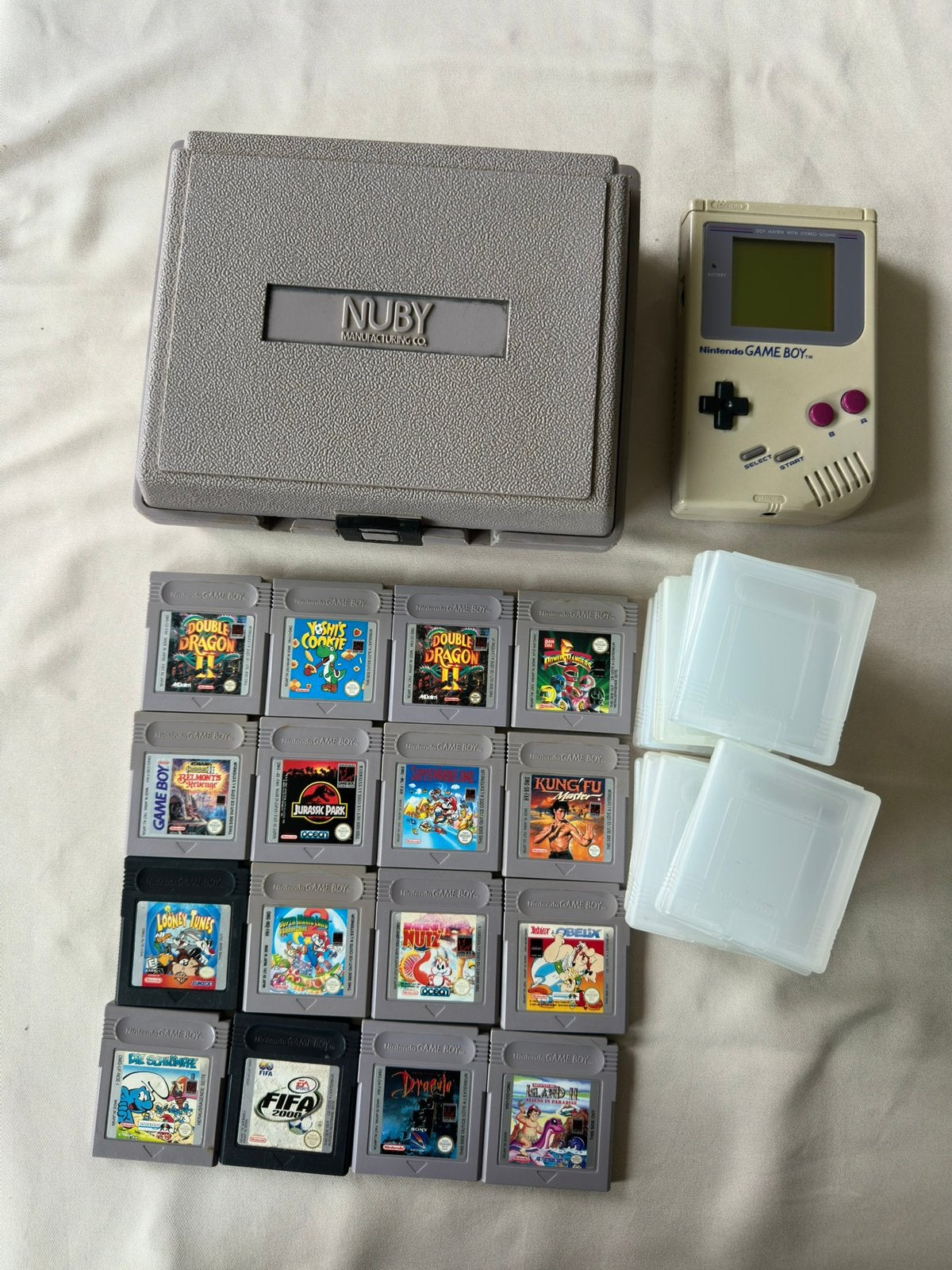 Gameboy color bundel met 16 games, Games en Spelcomputers, Spelcomputers | Nintendo Game Boy, Ophalen, Zo goed als nieuw, Game Boy Classic