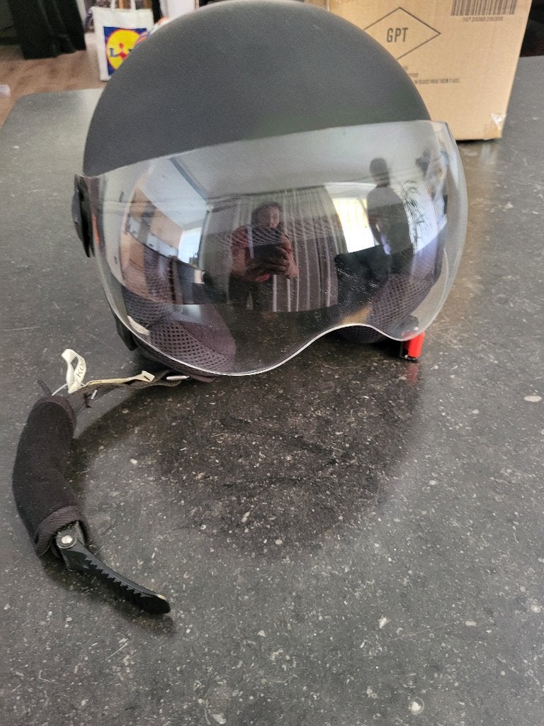 Scooterhelm kyon, Fietsen en Brommers, Brommerhelmen, Ophalen, Zo goed als nieuw, Extra large of groter