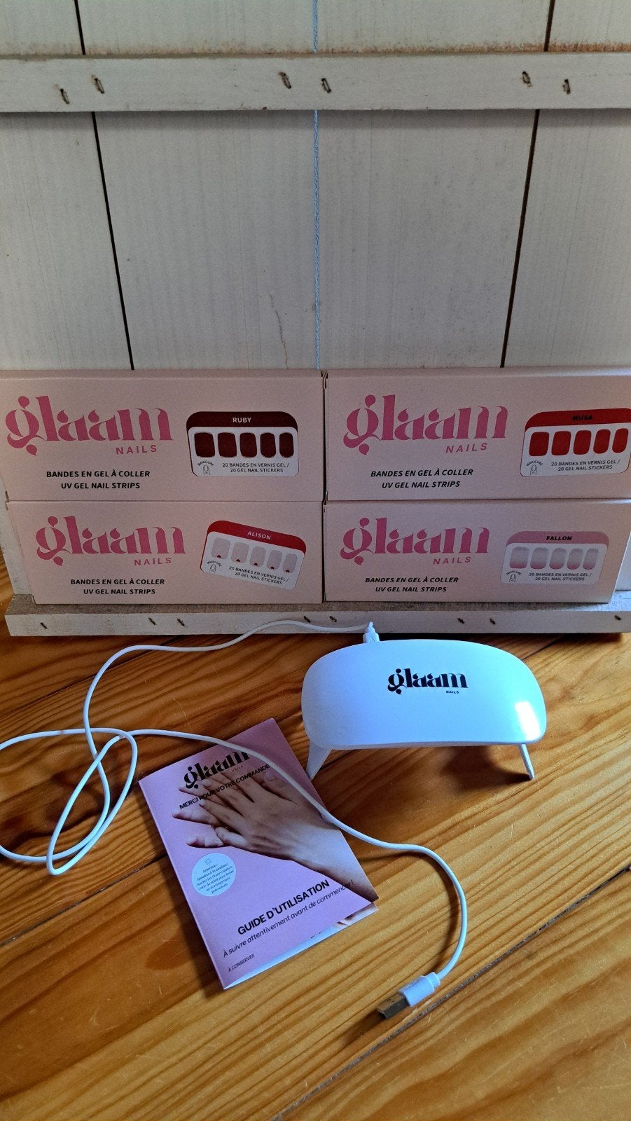 Pack Glaam nails lampe uv, Enlèvement