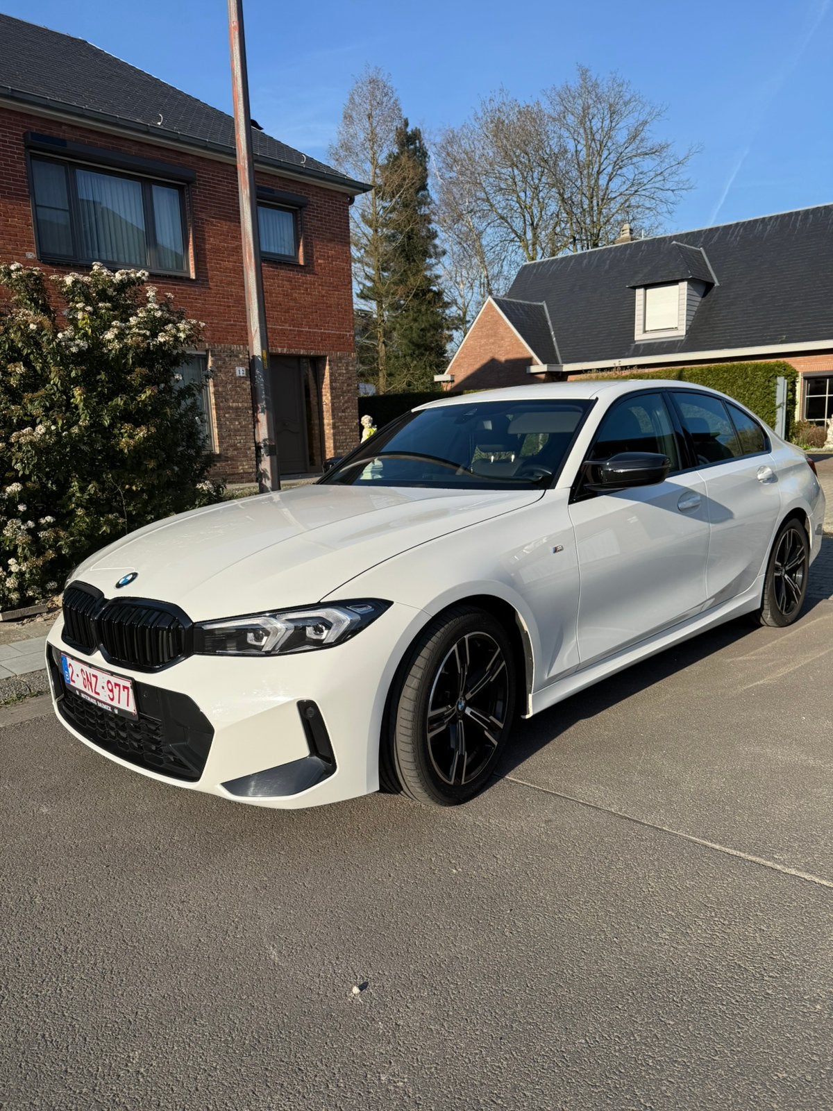 Bmw 318i m-pakket 2024 FACELIFT, Automaat, Achterwielaandrijving, 4 cilinders, Wit