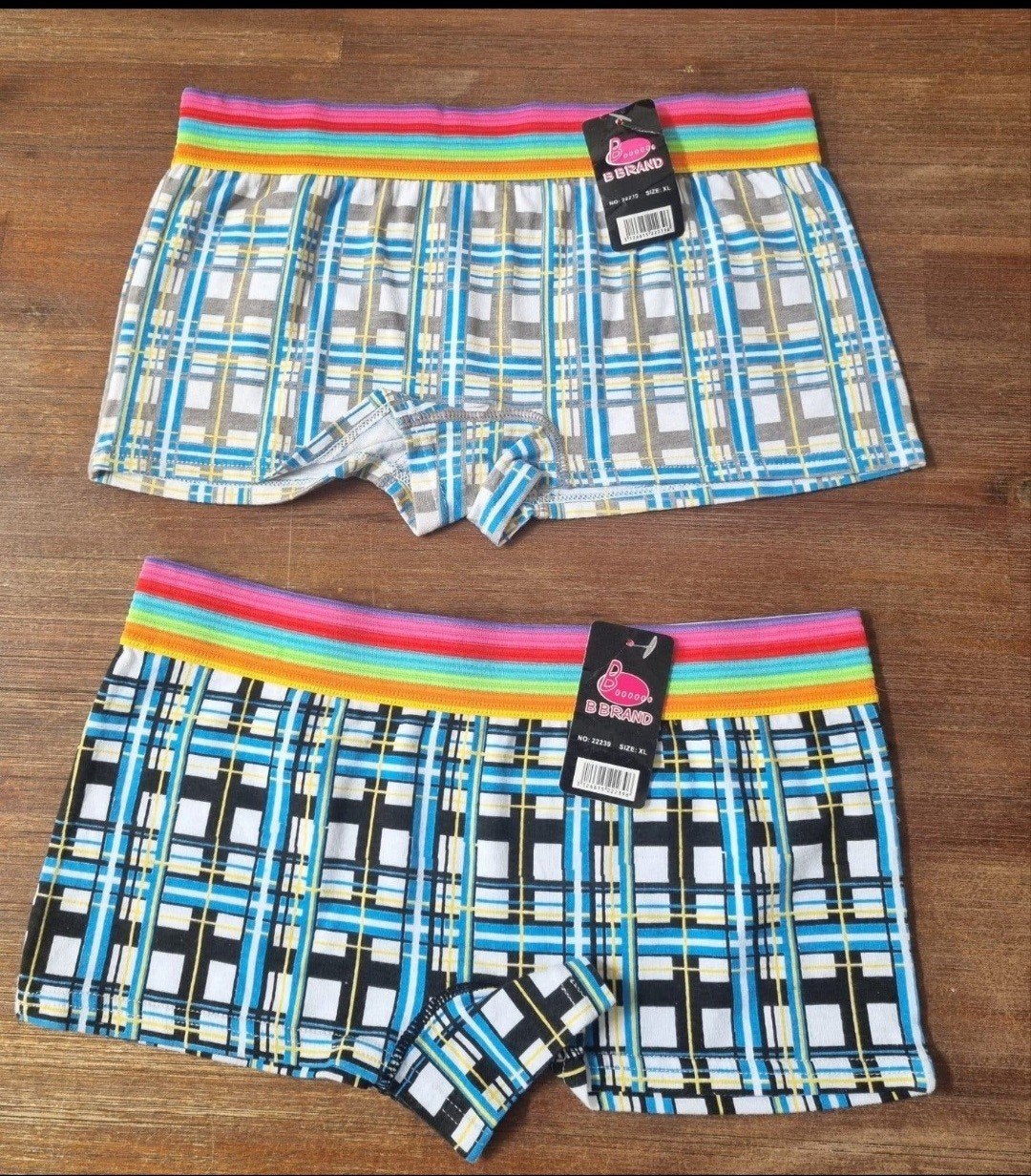 B.Brand 2x Nieuwe Boxershorts Maat XL valt als Maat M, B.Brand, Ophalen of Verzenden, Meerkleurig, Broekje of Short