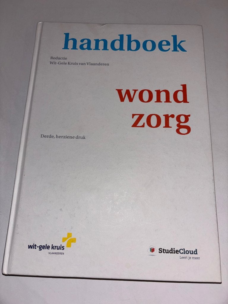 Handboek wondzorg, Boeken, Verzenden, Zo goed als nieuw, Overige niveaus, Overige vakken