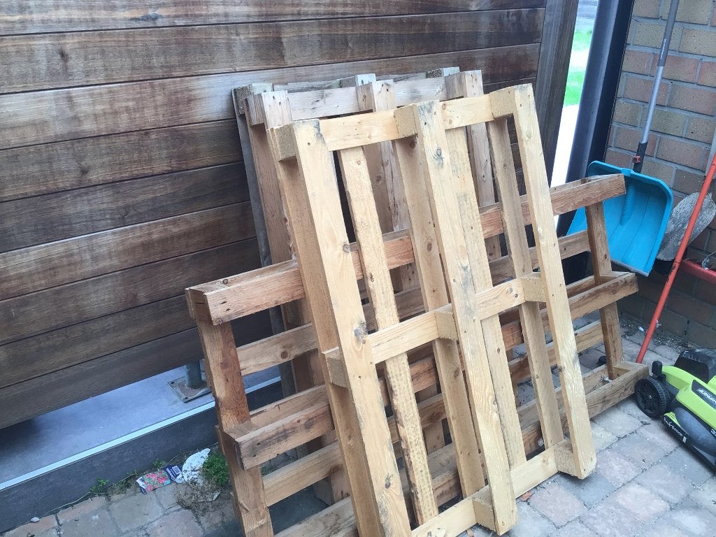 houten paletten gatis, Doe-het-zelf en Bouw, Ophalen, Gebruikt, Pallet