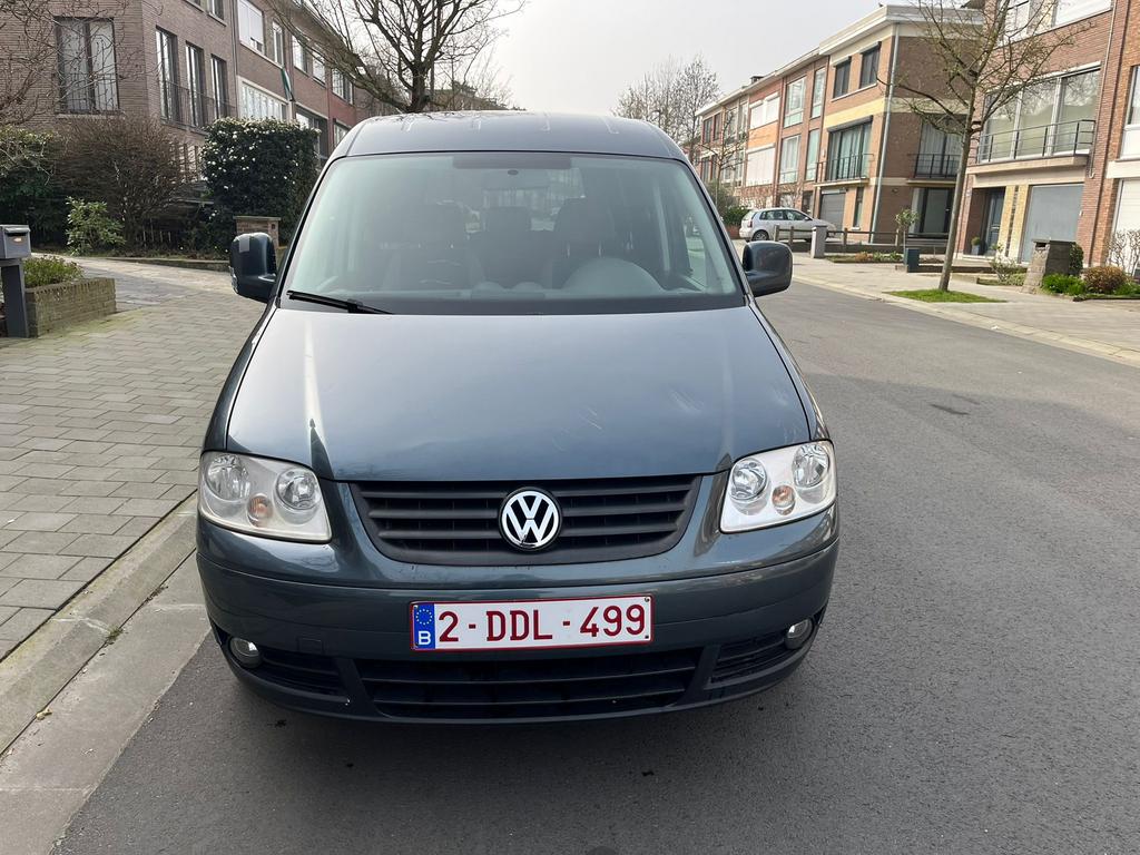 Vw Caddy 1.9TDi* 2007* 372.000 km*5P*A/C*Carnet d’entretien, Autos, Achat, Entreprise, 5 portes, MPV ou Monospace