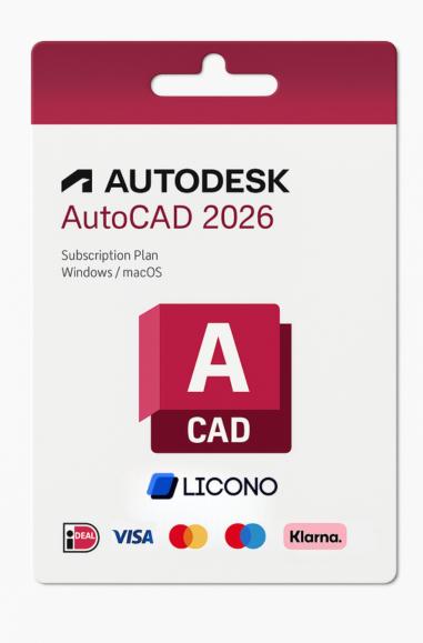 Autodesk AutoCAD Officiële Licentie, Ophalen, Nieuw, MacOS