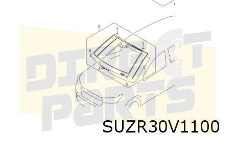 Suzuki S-Cross (1/22-) (JY / AKK) voorruit Origineel! 845106, Neuf, -, -, -