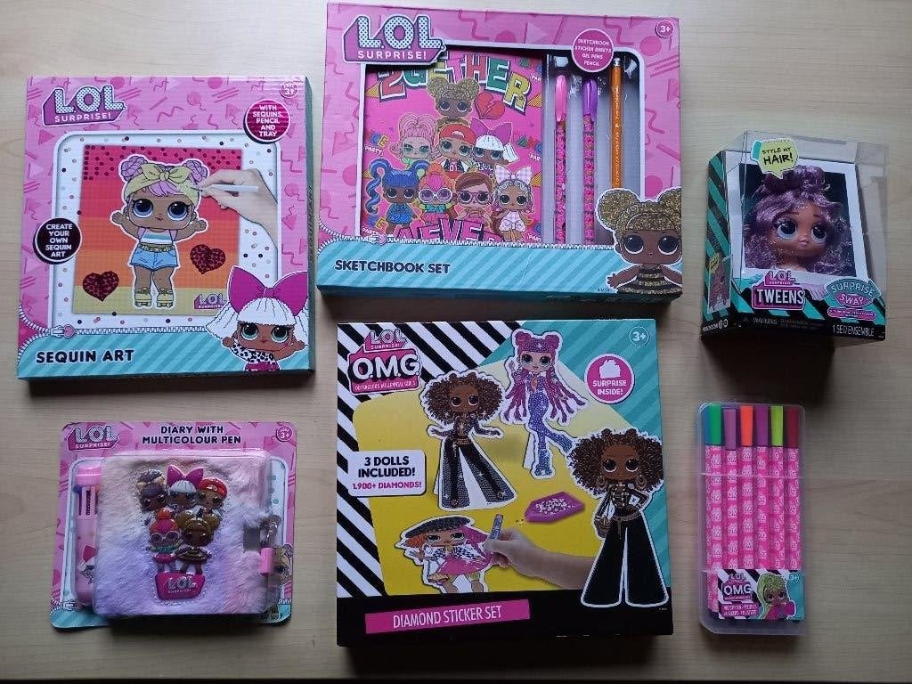 Nouveau grand paquet de jouets/papeterie/couette LOL, Enlèvement ou Envoi, Neuf