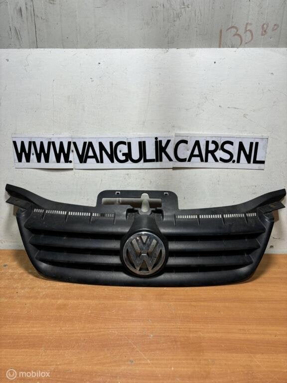 Grill origineel Volkswagen Caddy Bestel III ('03-'10, Gebruikt, Volkswagen, Ophalen of Verzenden, Volkswagen