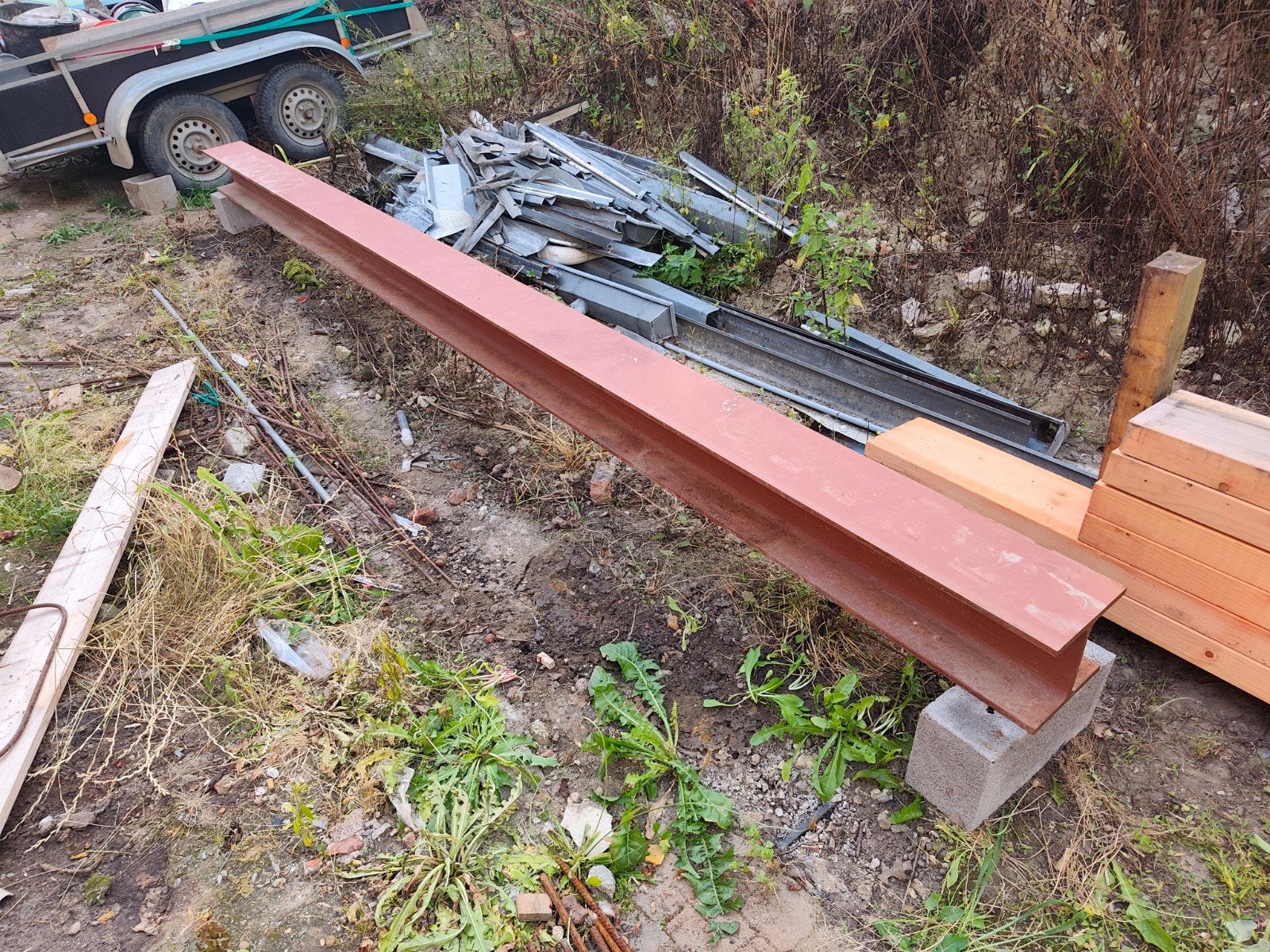 Poutrelle HEB neuf, Bricolage & Construction, Enlèvement, Neuf, Fer