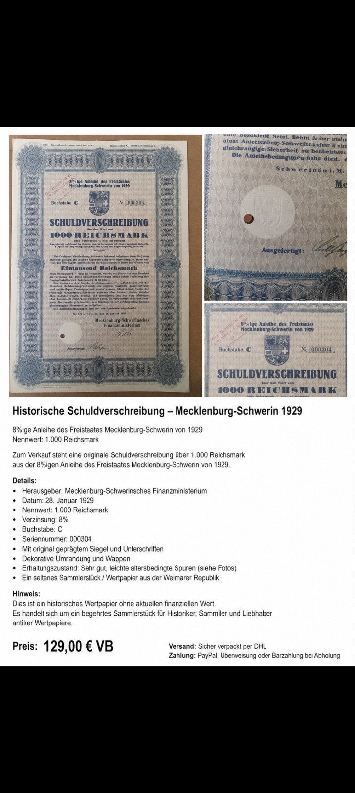 1929, Ophalen of Verzenden