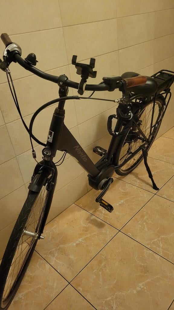 Elektrische damesfiets Norta, Ophalen