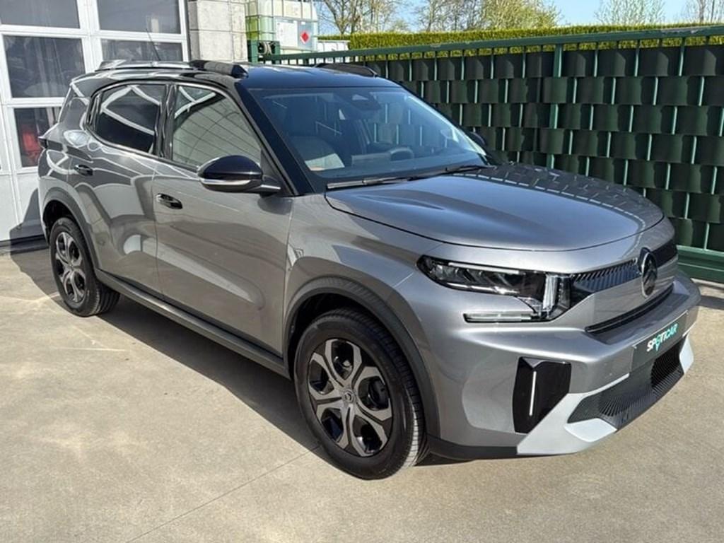 Citroen C3 Aircross PureTech Plus MET ZWART DAK, Auto's, Citroën, 100 pk, 5 deurs, 74 kW, Zilver of Grijs