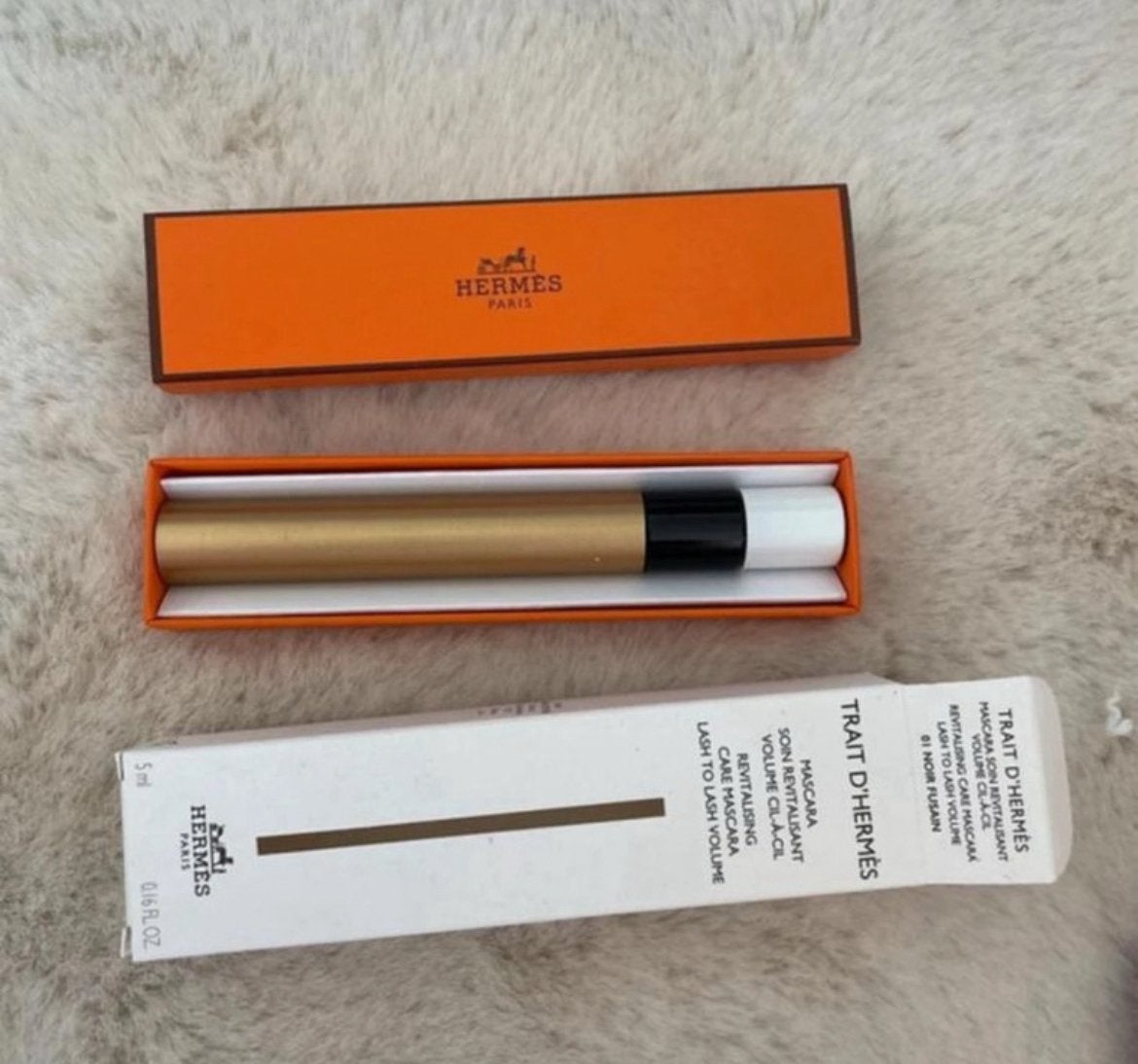 Trait d’hermés mascara volume kleur 01 zwart nieuw, Ogen, Zwart, Nieuw, Ophalen of Verzenden