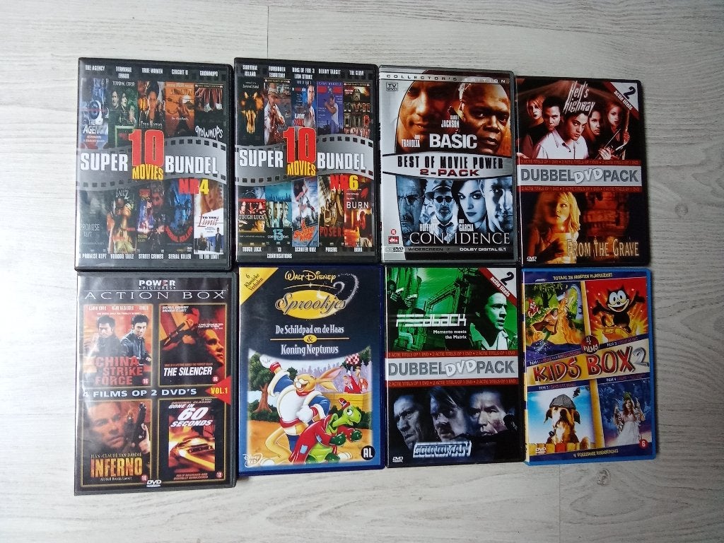 DVD - MOVIEBOXES, Cd's en Dvd's, Alle leeftijden, Ophalen of Verzenden, Zo goed als nieuw, Nederlands