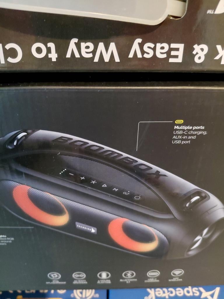 Beau poste Bluetooth neuf avec haut parleur neuf, noir, TV, Hi-fi & Vidéo, Enceintes, Enlèvement