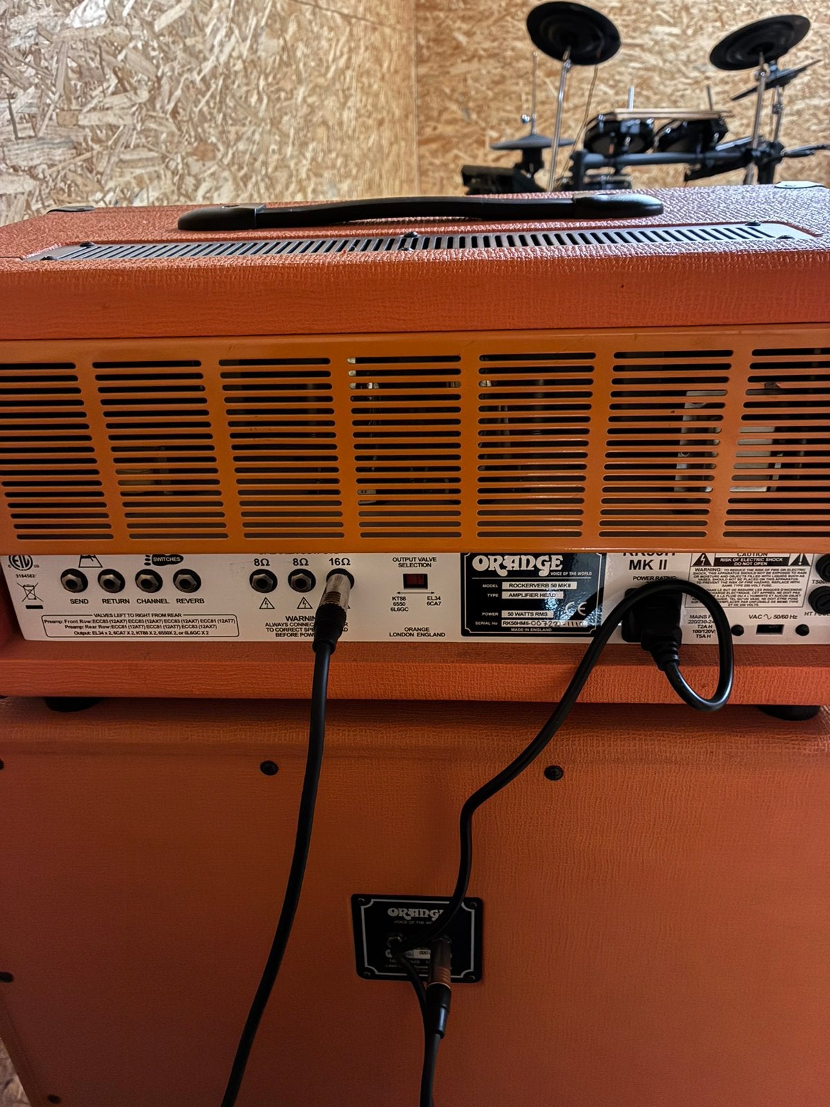 Orange Rockerverb 50 mk 2 + 410 cab, Musique & Instruments, Enlèvement, Comme neuf