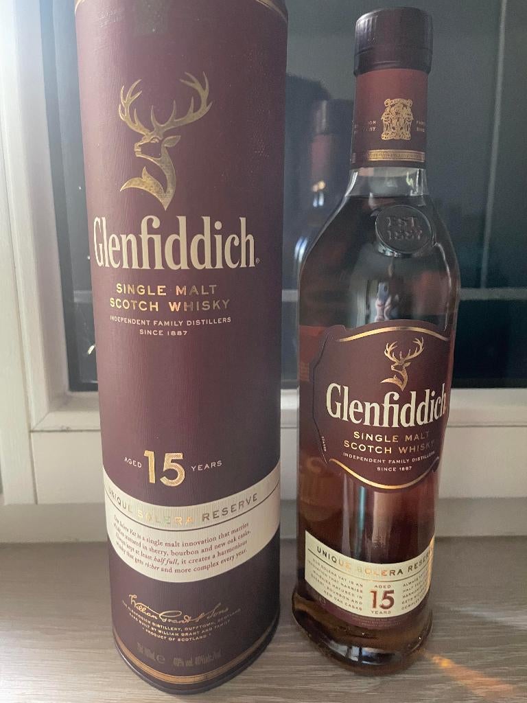 Glenfiddich 15 jaar – Solera Reserve, Enlèvement, Neuf, Autres régions, Autres types