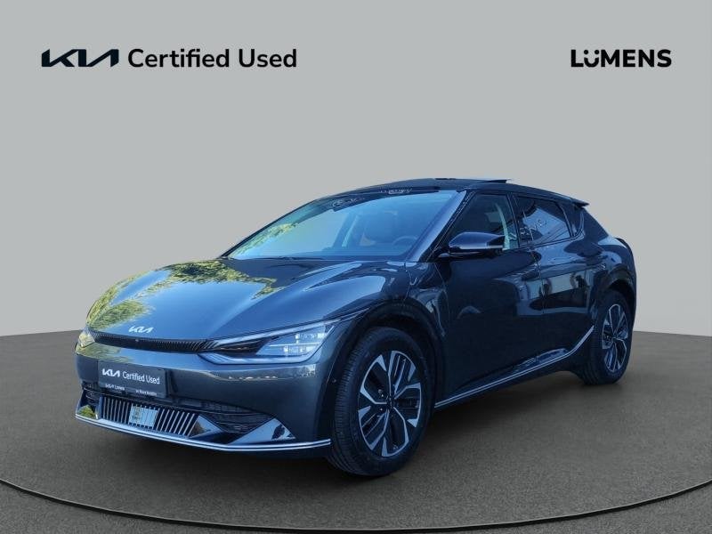 Kia EV6 Earth 77,4 kWh AWD, Auto's, Automaat, https://public.car-pass.be/vhr/8e9f7086-7dc1-4844-8150-e2b694ae141b, 5 deurs, Zilver of Grijs