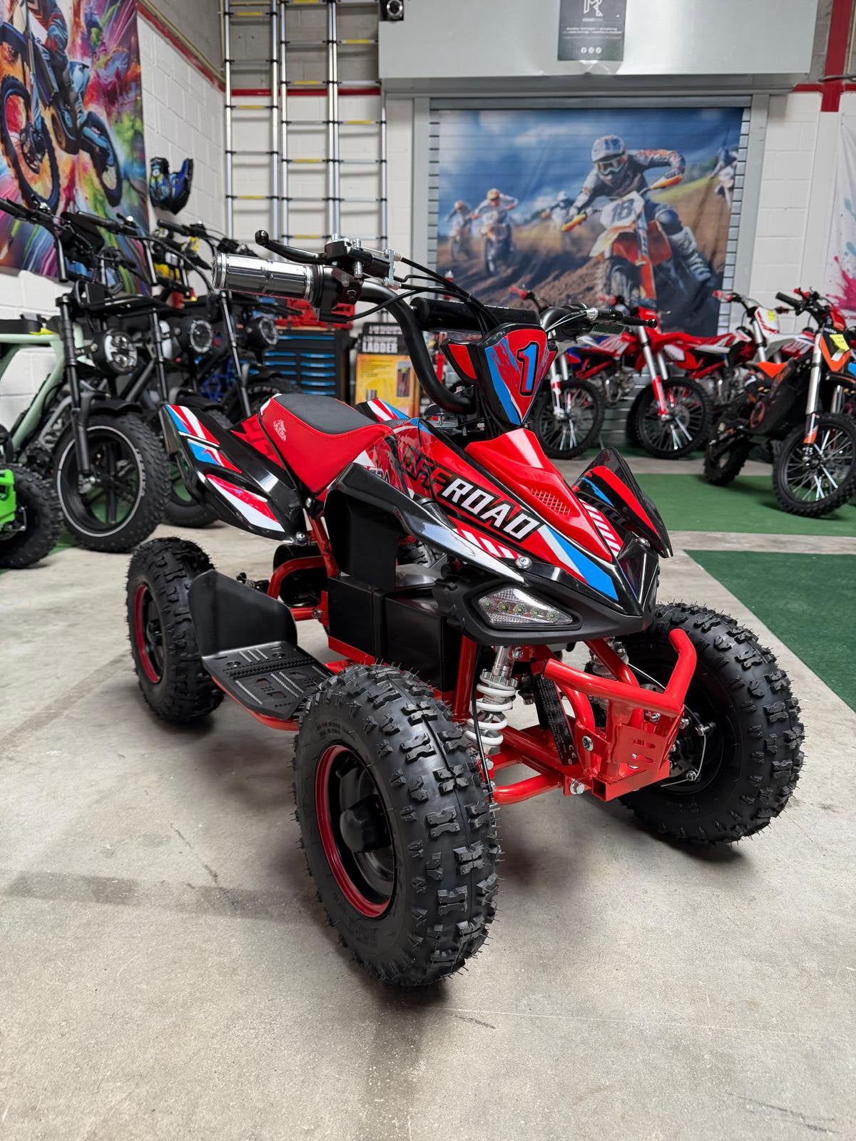 Batterie Quad électrique rouge Ultra Motocross 1000W 36V, Enlèvement ou Envoi, Neuf