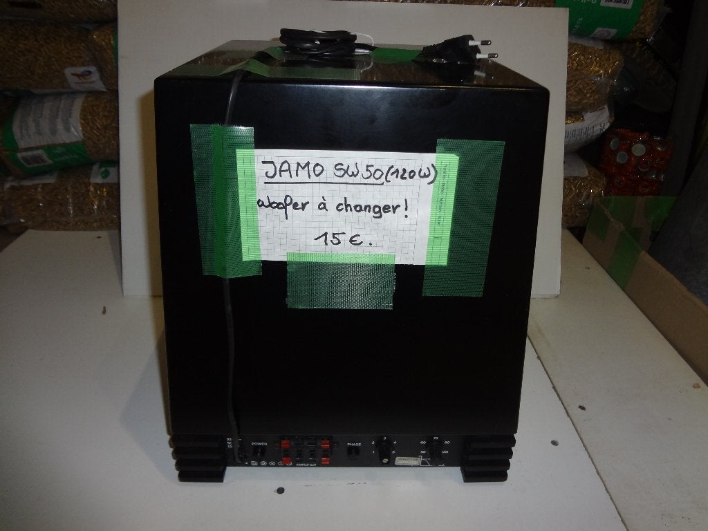 Subwoofer JAMO SW50 Noir 120 Watts, TV, Hi-fi & Vidéo, Enceintes, Compatible son surround/home cinéma, Subwoofer, 60 à 120 watts