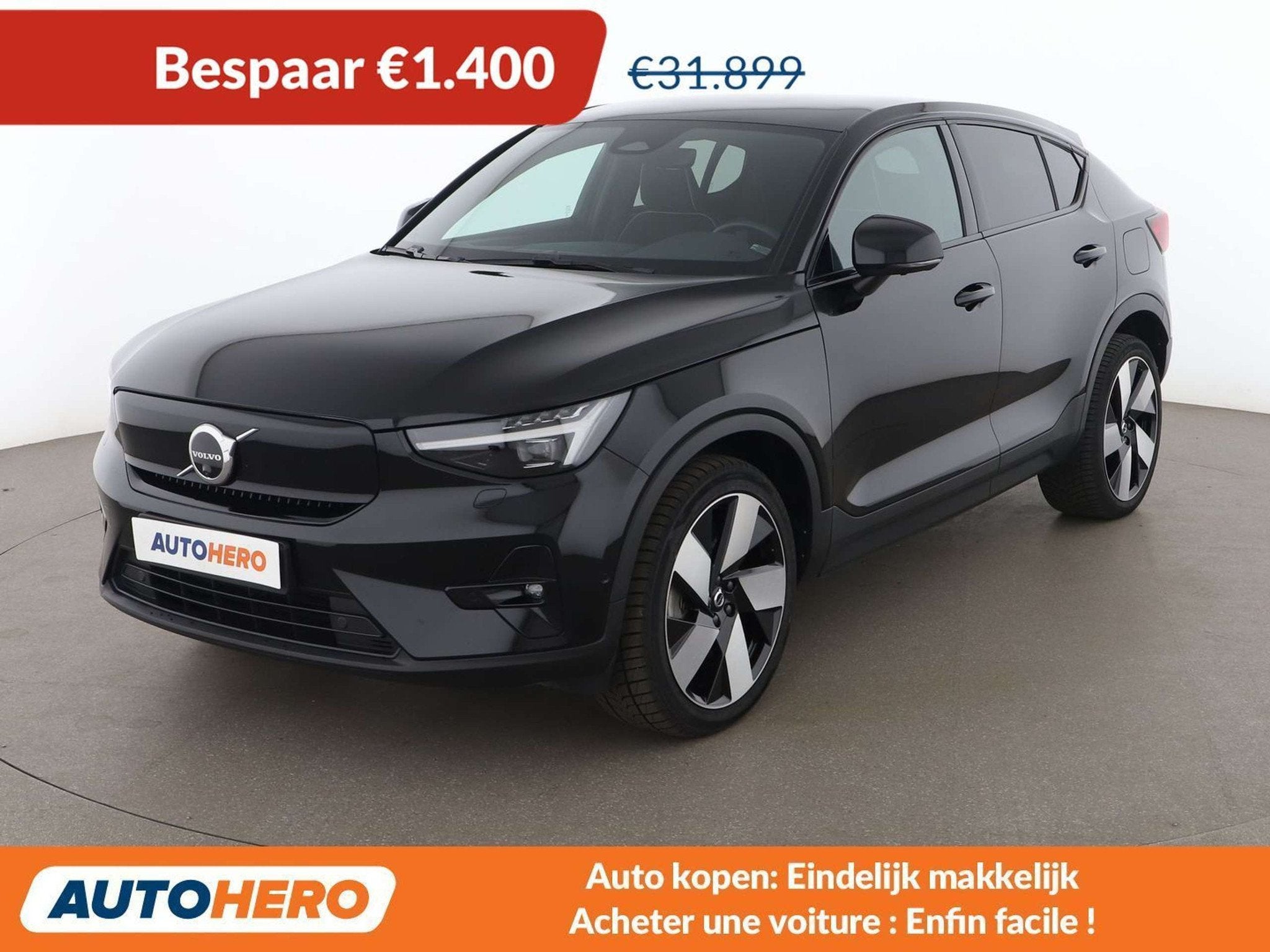 Volvo C40 Recharge Twin Pure 300 kW 1st Edition AWD, Autos, Alcantara, Noir, 5 portes, 5 places
