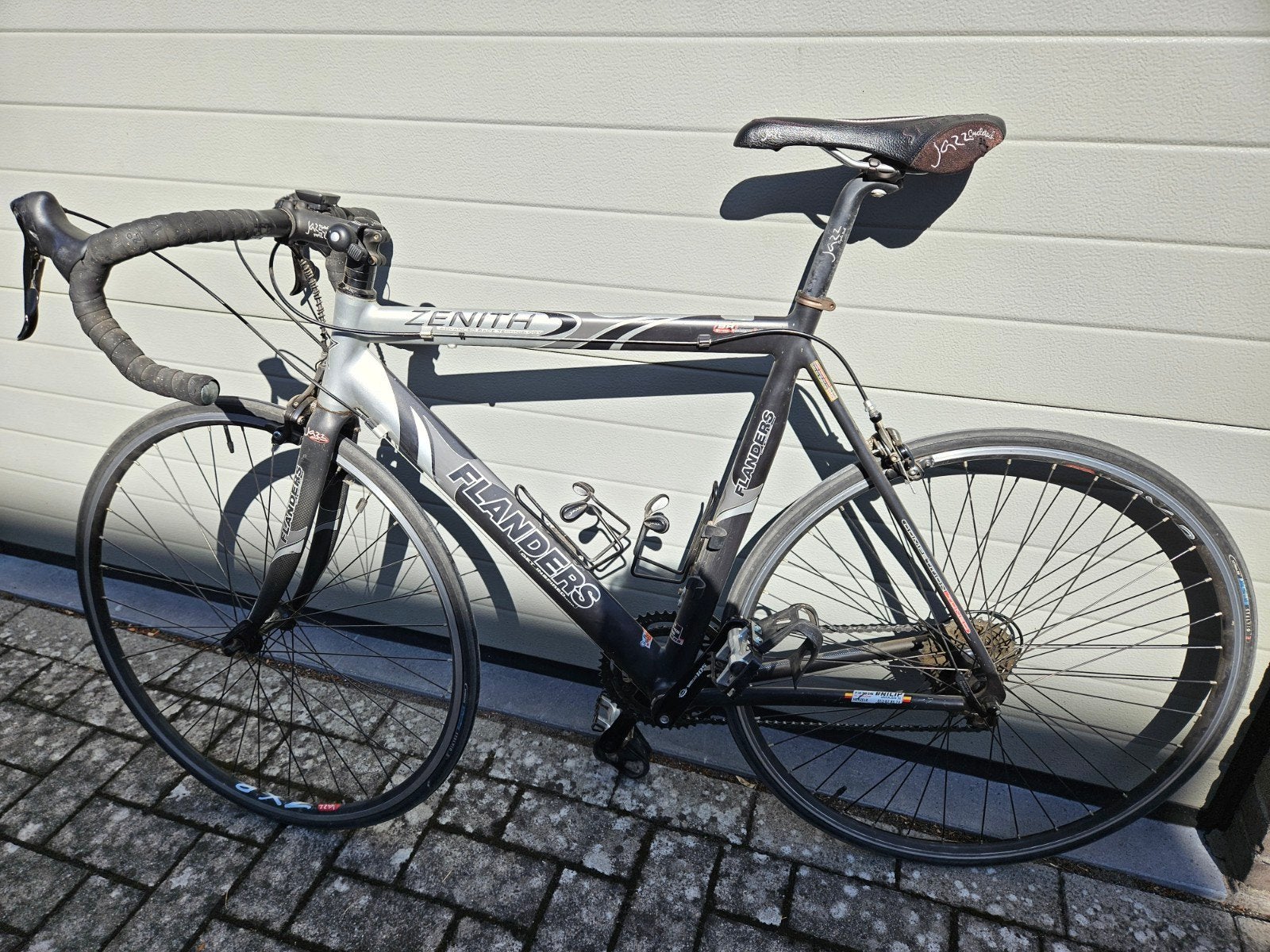 koersfiets merk Flanders, Gebruikt, 10 tot 15 versnellingen, Velgrem, 49 tot 53 cm