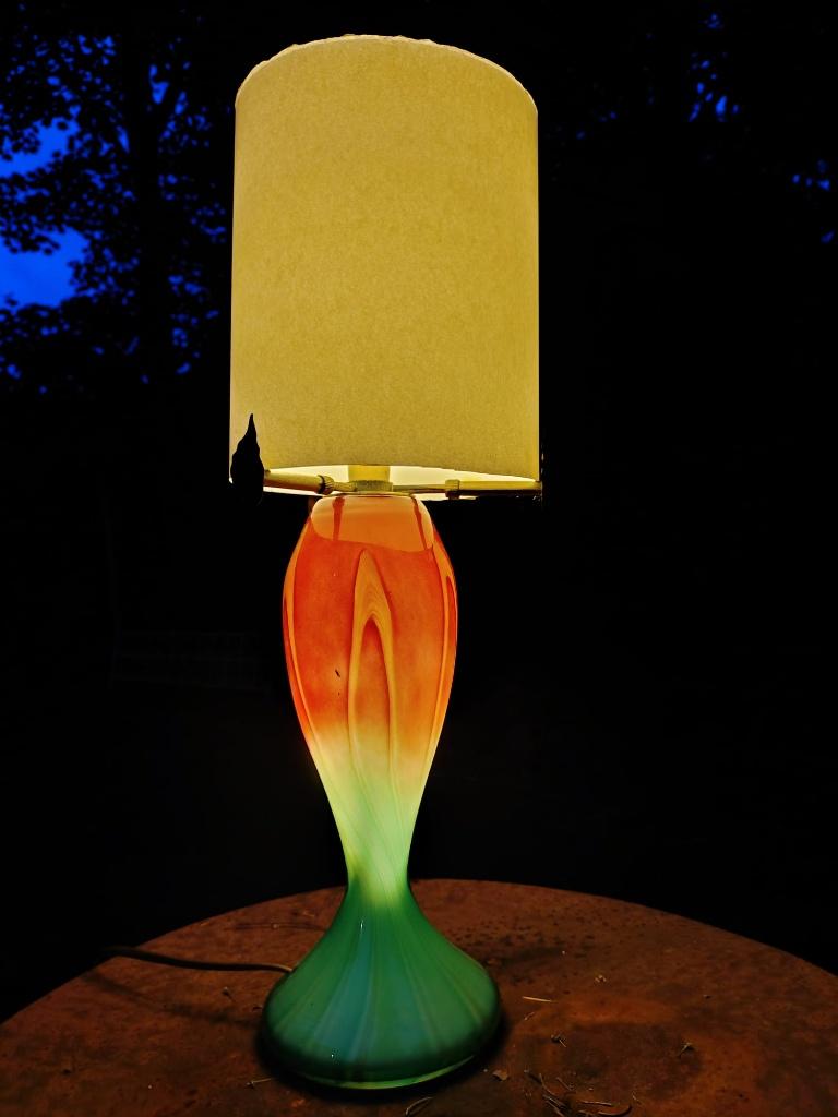 Exclusieve tafellamp "SABA Frères" Muranoglas, Ophalen of Verzenden