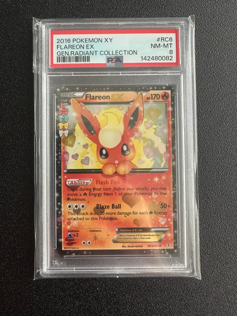 Flareon ex rc6 | Psa 8, Ophalen of Verzenden, Zo goed als nieuw