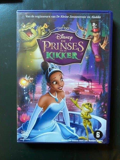 De Prinses en de kikker  DVD van Disney  Nieuwstaat, Europees, Bonusmateriaal, Tekenfilm, Nederlands