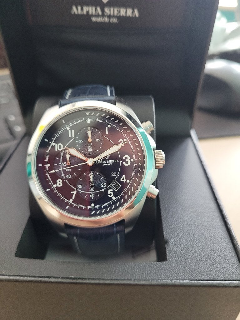 Nieuwe Alpha Sierra Hornet Seiko Sport horloge t.w.v € 399, Handtassen en Accessoires, Ophalen of Verzenden, Waterdicht, Nieuw