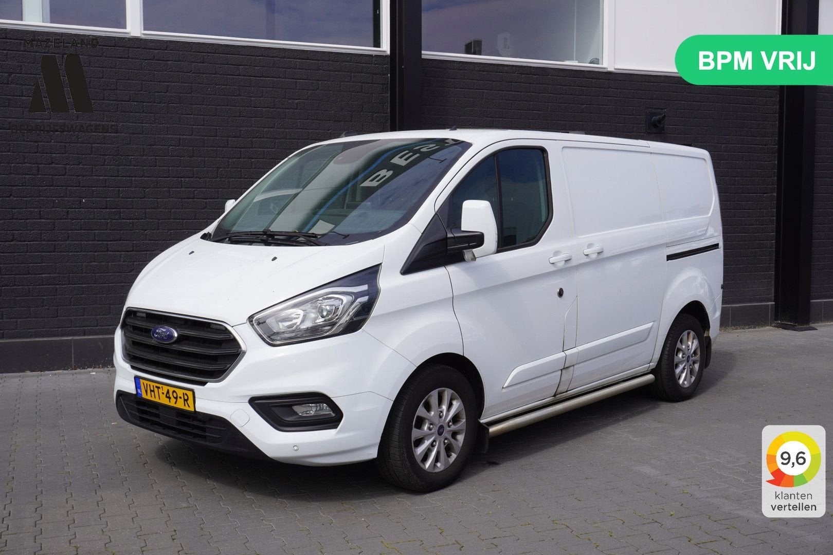 Ford Transit Custom 2.0 TDCI 130PK 2xSchuifdeur EURO 6 - Air, Wit, Ford, Te koop, Parkeersensor