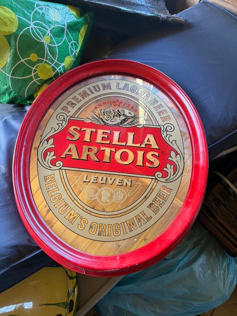 Stella spiegel te koop, Verzamelen, Biermerken, Ophalen, Zo goed als nieuw