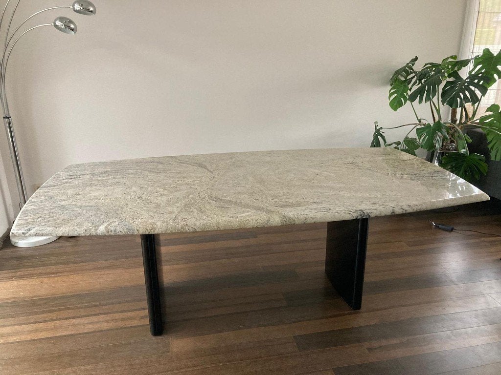Granieten tafel, Ophalen, Overige materialen, Gebruikt, 100 tot 150 cm
