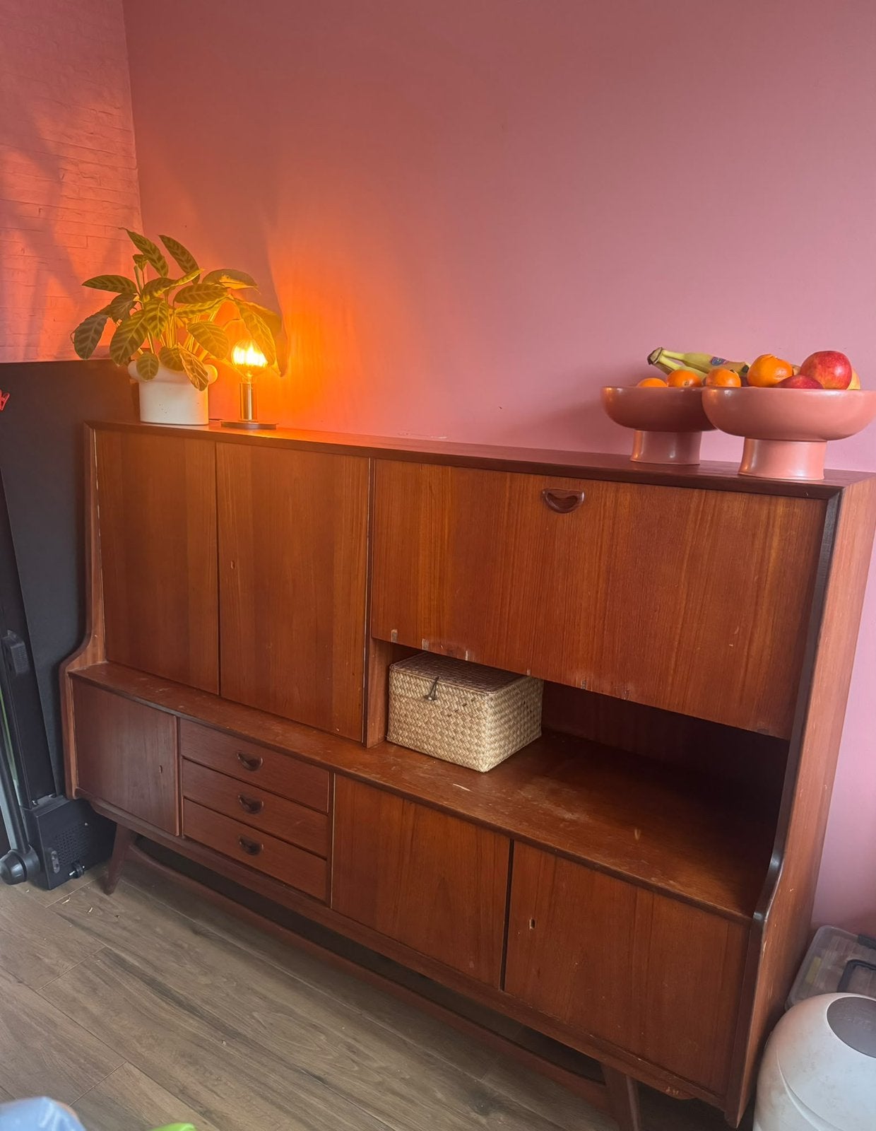 Highboard Louis Van Teeffelen jaren ‘60 Merk: Wébé VINTAGE, Huis en Inrichting, Ophalen, Gebruikt, Vintage