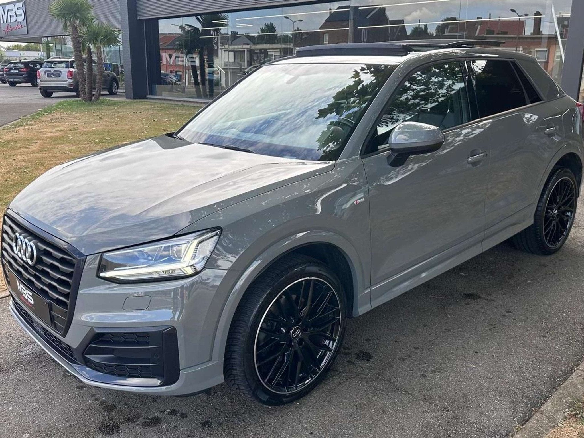 Audi Q2 * S-LINE*1 PROP* TOIT PANO* CUIR* COCKPIT* GARANTIE, Cuir, Argent ou Gris, Achat, Entreprise