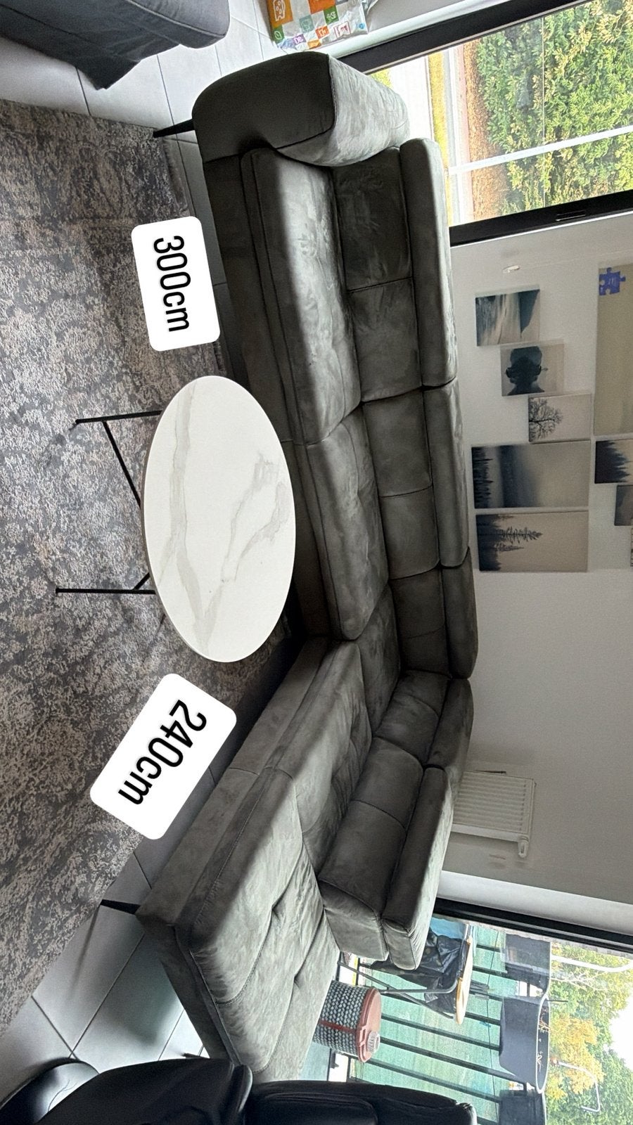 Zetel leer, Huis en Inrichting, Ophalen, Zo goed als nieuw, Leer
