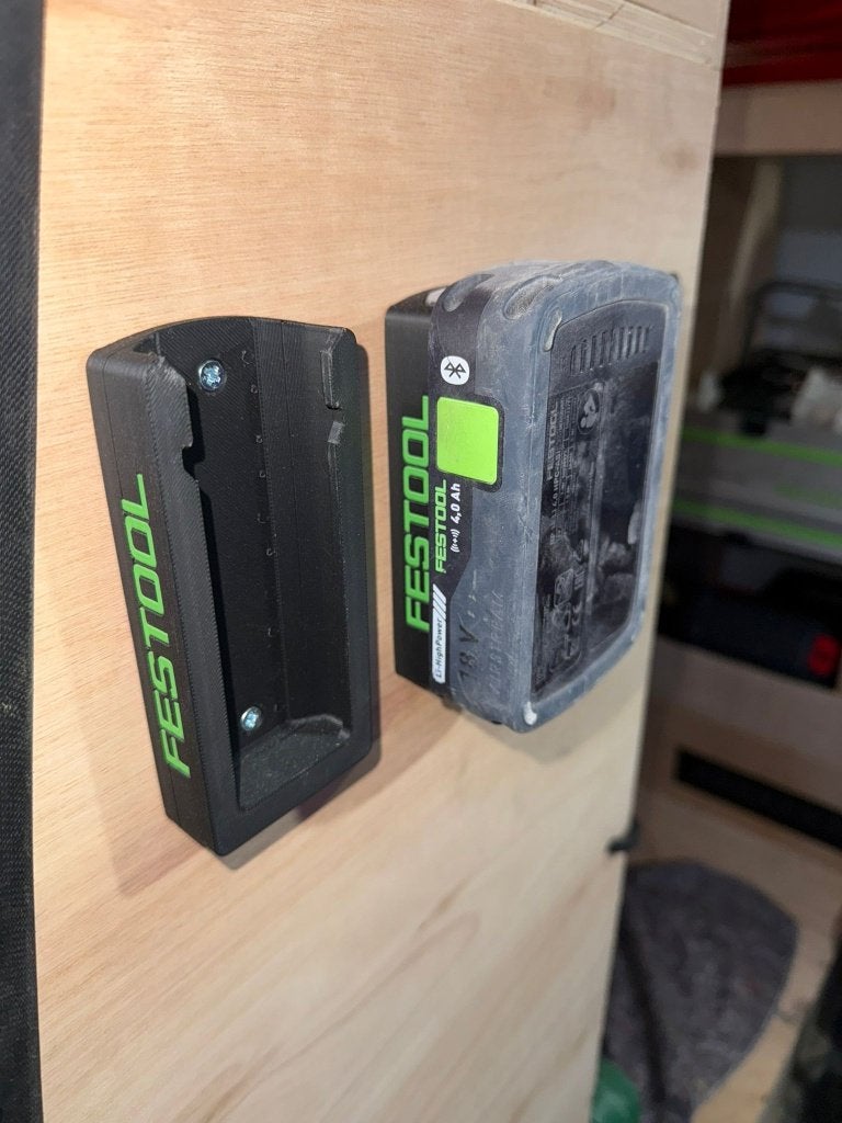 Accu houder voor Festool BP 18 Li accu's, Ophalen of Verzenden, Nieuw