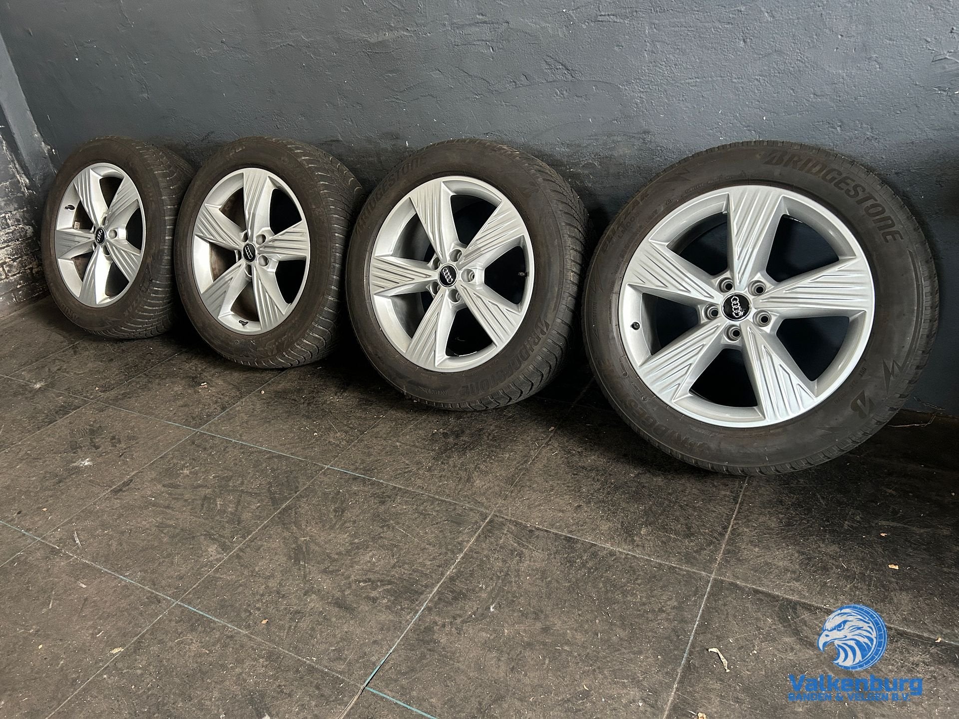 7mm! Originele Audi Q4 E-tron 89A 19 inch velgen 5x112 winte, Auto-onderdelen, 19 inch, Gebruikt, -, -