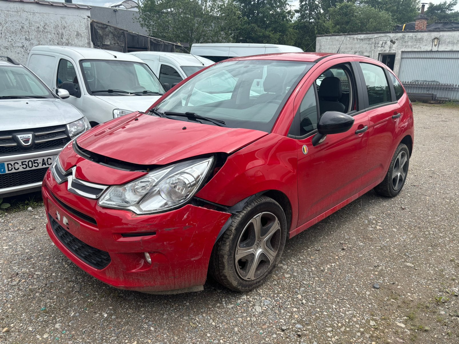 C3 BENZIN 1,0cc 2016 56,000KM AIRCO JANTE 0032471654764, Auto's, Bedrijf, 5 deurs, 1000 cc, Rood