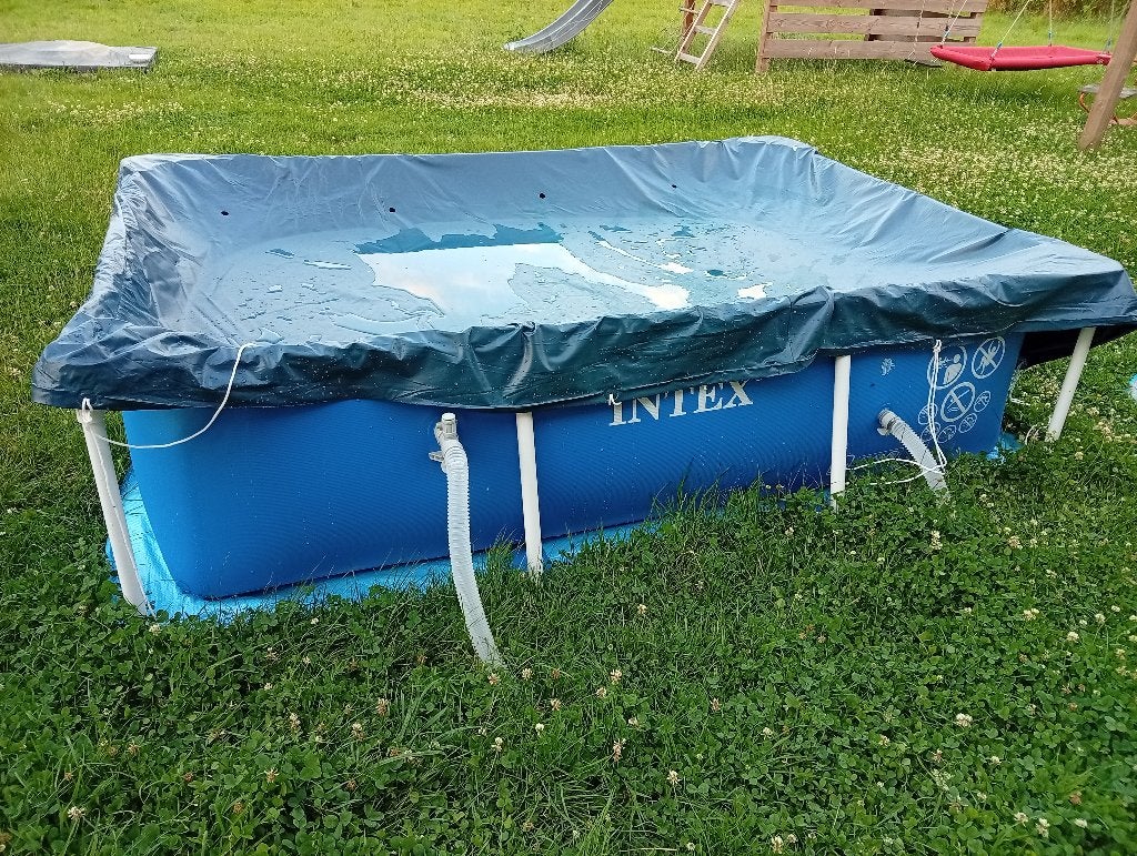 Zwembad Intex 220x150x60, Tuin en Terras, Ophalen, Minder dan 80 cm, Opzetzwembad, 200 tot 400 cm