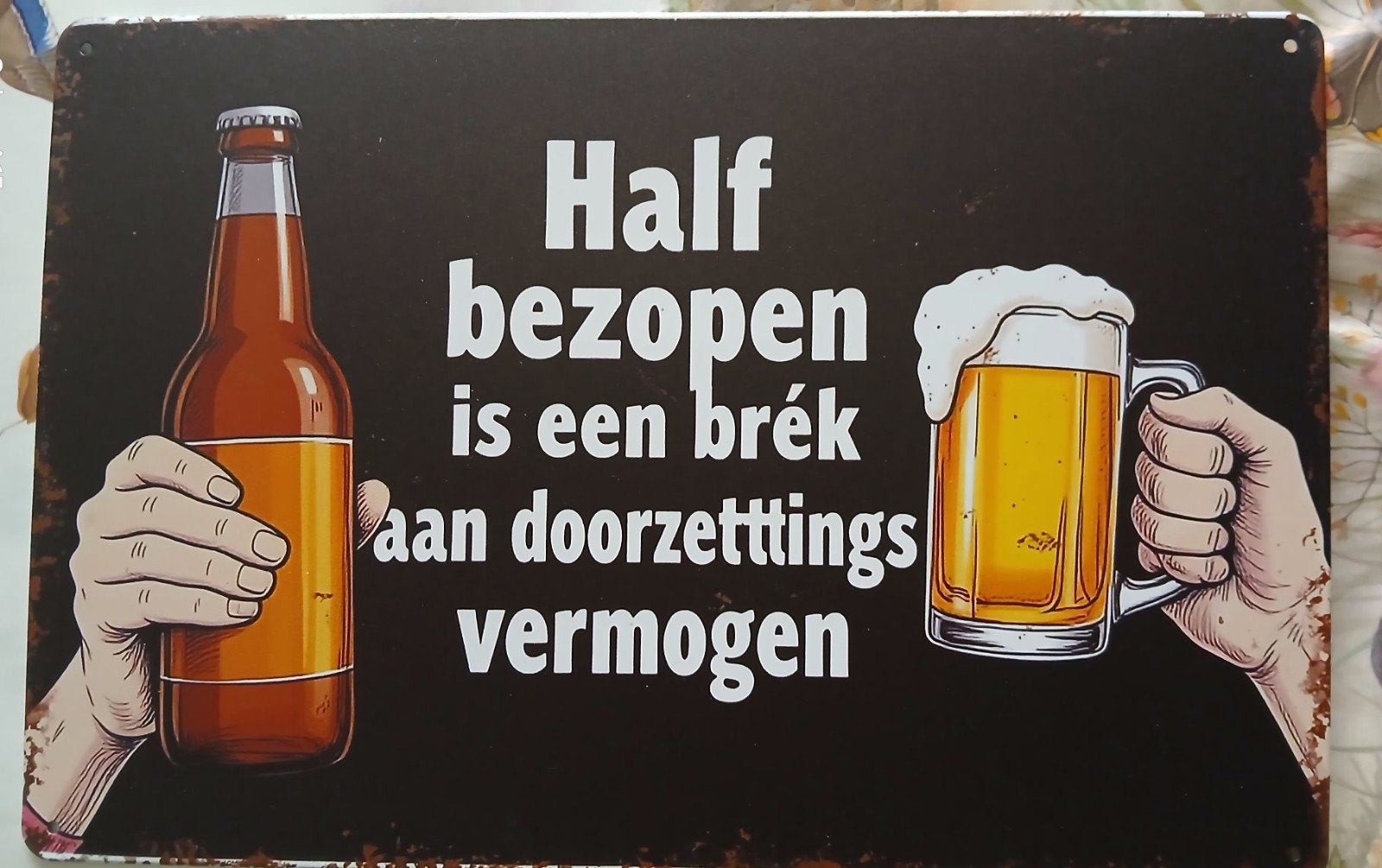 bierplaat voor aan de toog, Verzamelen, Ophalen of Verzenden