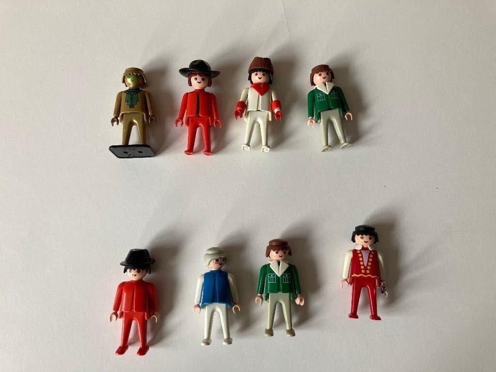 Playmobil personnages "vintage 1974" - (lot de 8 figurines), Ophalen, Gebruikt, Figuren