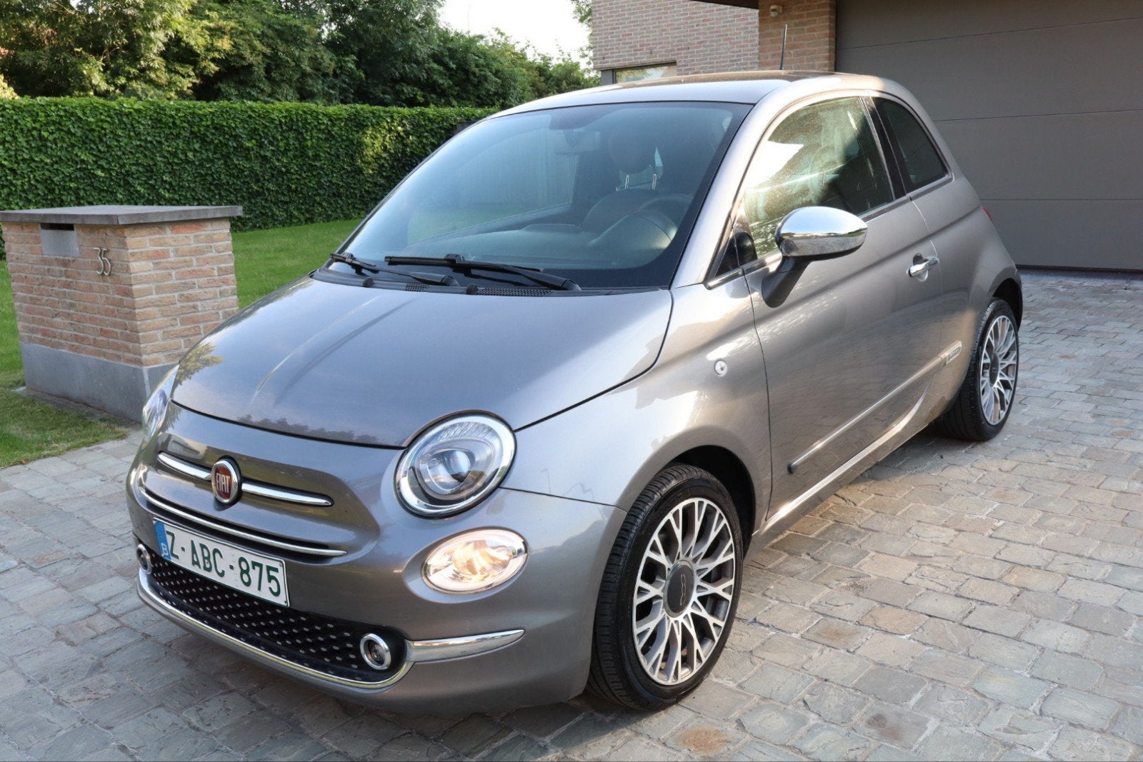 FIAT 500 STAR • 46922KM • CARPLAY EN PANO • 1J GARANTIE, Auto's, Lichtsensor, Leder en Stof, https://public.car-pass.be/vhr/bfb8d060-6292-4673-9d82-61e6213fa87e