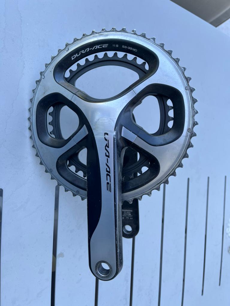 Dura ace crankset, Fietsen en Brommers, Fietsonderdelen, Ophalen of Verzenden, Zo goed als nieuw