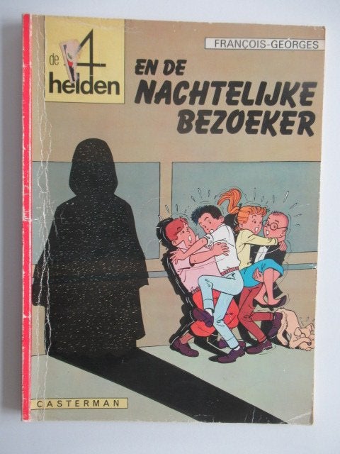 de 4 helden...nr.4...de nachtelijke bezoeker, Ophalen of Verzenden, Gelezen