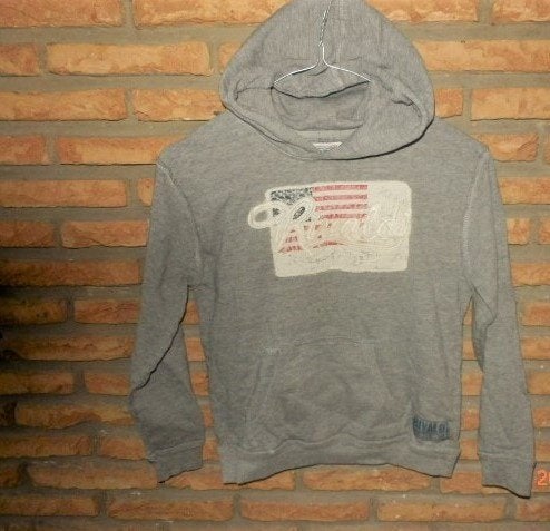 (15) -sweat garçon t.14 ans gris - rivaldi -, Garçon, Enlèvement ou Envoi, Pull ou Veste, Comme neuf