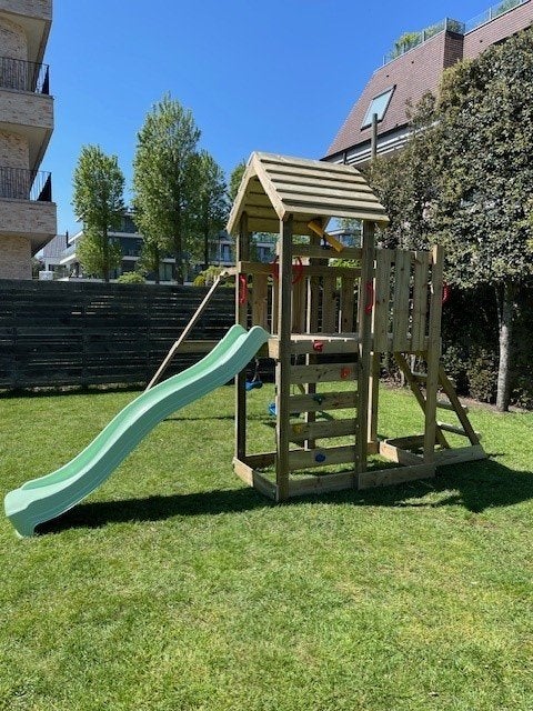 toboggan avec balançoire - marque Wickey, Enfants & Bébés, Enlèvement, Comme neuf, Toboggan