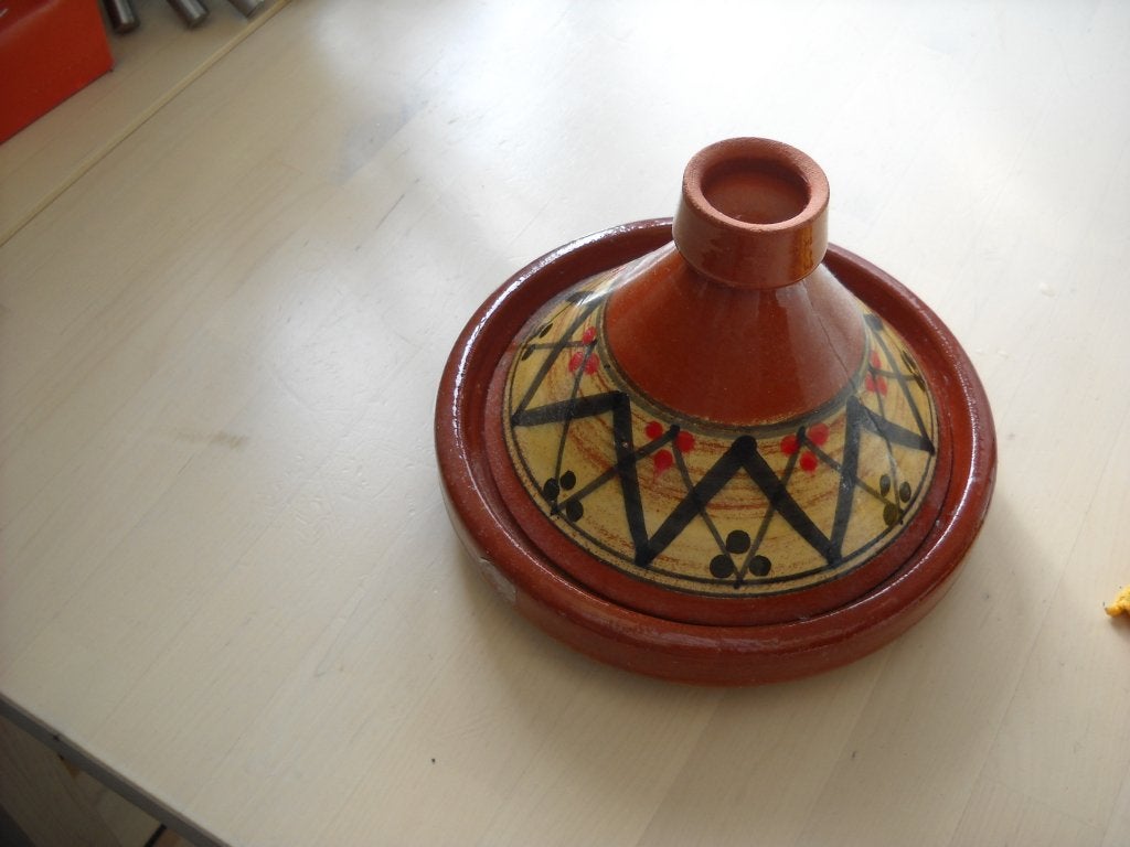 kleine 1 persoons tajine, Enlèvement, Utilisé, Tajine