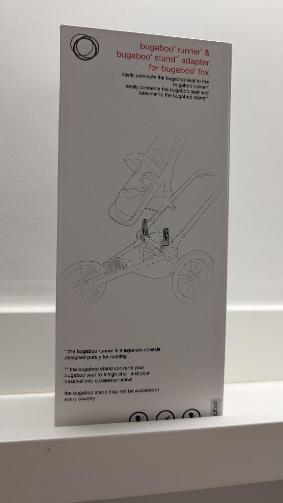 Bugaboo Fox adapter voor Bugaboo stand en Bugaboo Runner, Ophalen, Nieuw