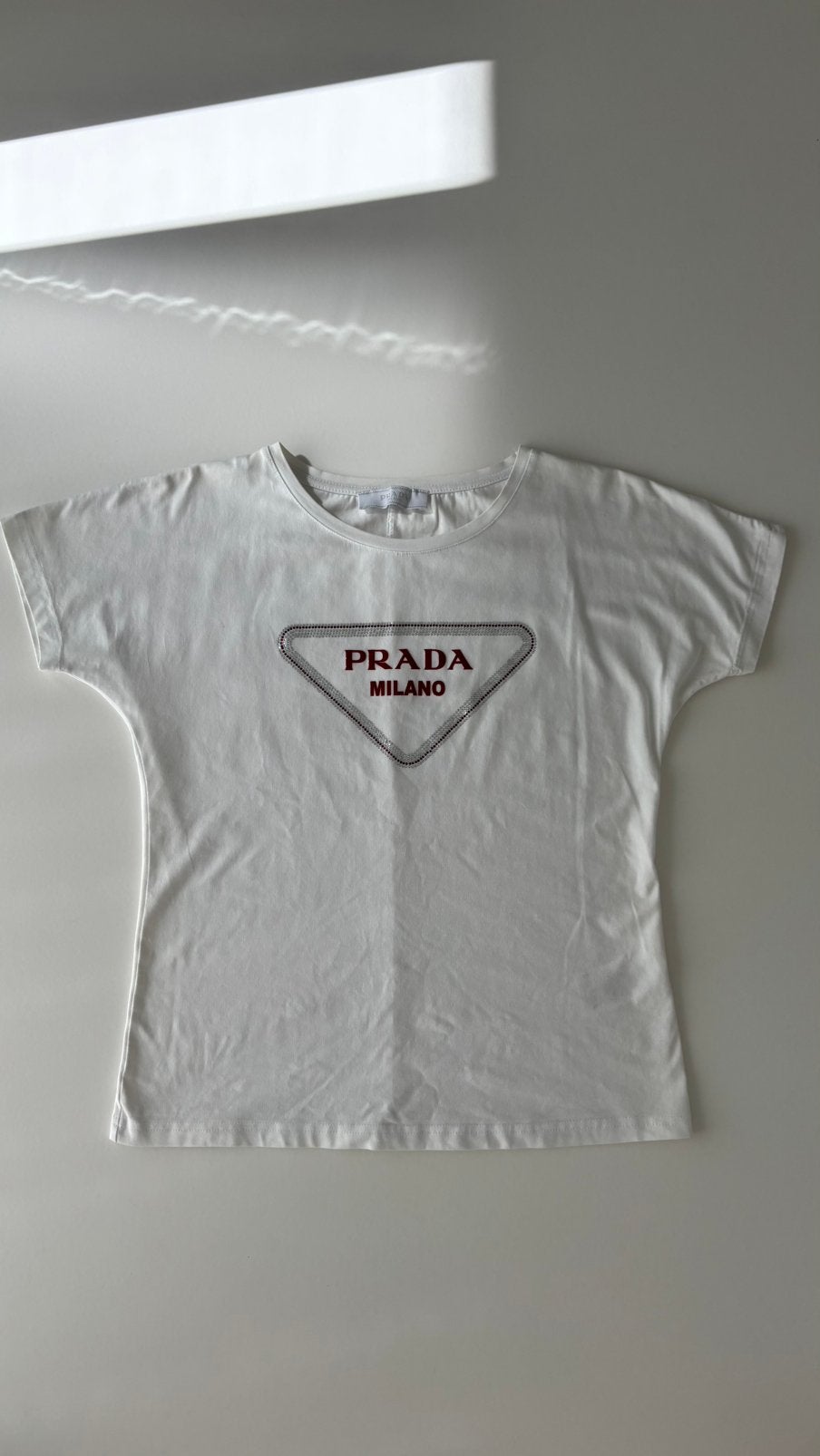Prada T-shirt, Ophalen of Verzenden, Zo goed als nieuw